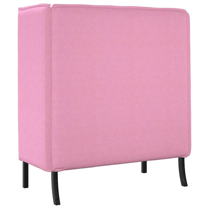Høj ryg sofa 101cm Lyserød Stof