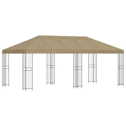 Have Gazebo 6 x 3 m Beige Polyester og Stål 190 gsm