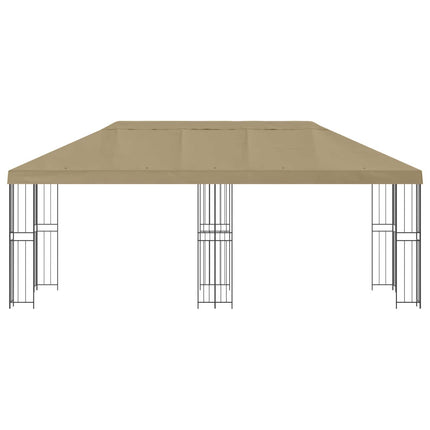 Have Gazebo 6 x 3 m Beige Polyester og Stål 190 gsm