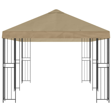 Have Gazebo 6 x 3 m Beige Polyester og Stål 190 gsm