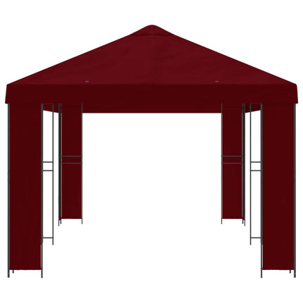 Have Gazebo 6 x 3 m Bordeaux Polyester og Stål 190 gsm