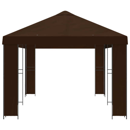 Have Gazebo 6 x 3 m Brun Polyester og Stål 190