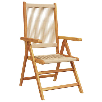 Have Spisebordssæt 7 stk. Beige Massivt Akacietræ