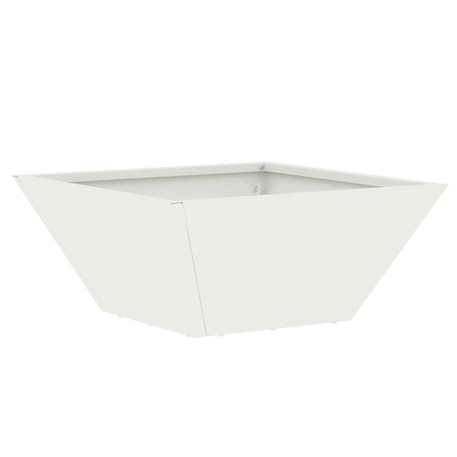Have Blomsterkrukke Hvid 35 x 35 x 15 cm Koldvalset stål