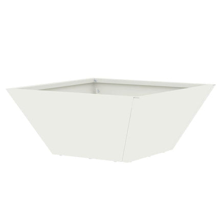 Have Blomsterkrukke Hvid 35 x 35 x 15 cm Koldvalset stål