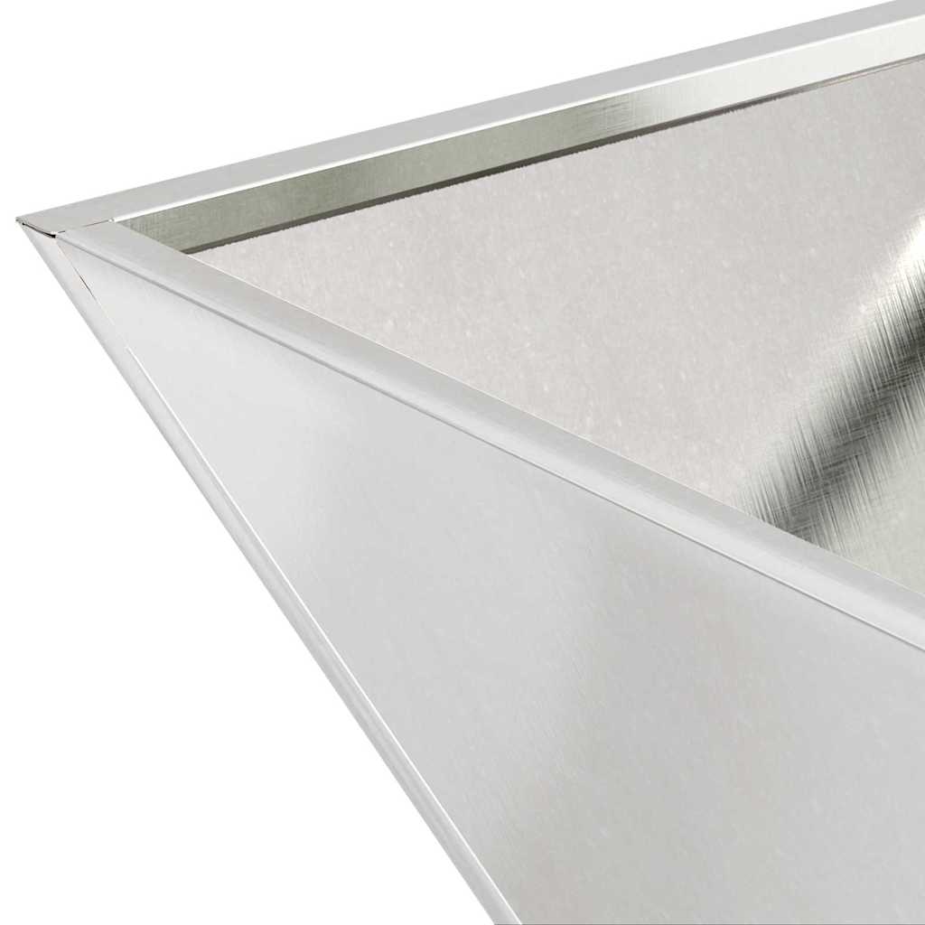 Have Blomsterkrukke Sølv 35 x 35 x 15 cm Rustfrit stål