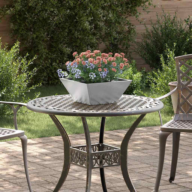 Have Blomsterkrukke 5 pcs Sølv 35 x 35 x 15 cm Rustfrit stål