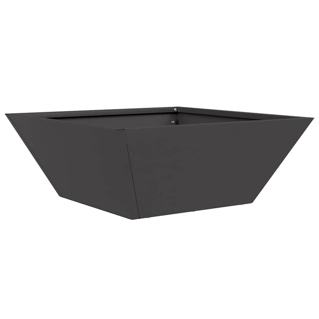 Have Blomsterkrukke Sort 40 x 40 x 15 cm Koldvalset stål