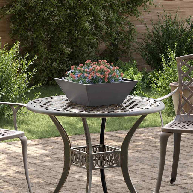 Have Blomsterkrukke 5 pcs Sort 40 x 40 x 15 cm Koldvalset stål