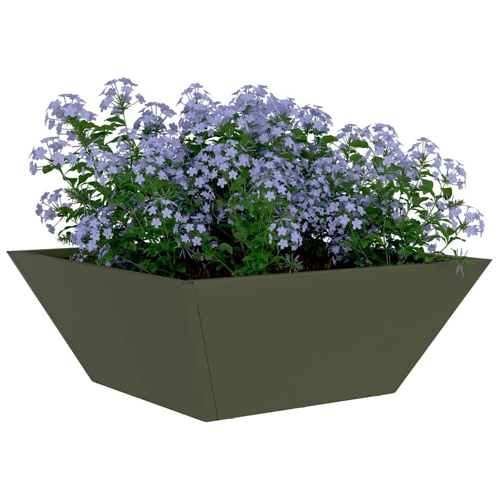 Have Blomsterkrukke 5 pcs Oliven grøn 40 x 40 x 15 cm
