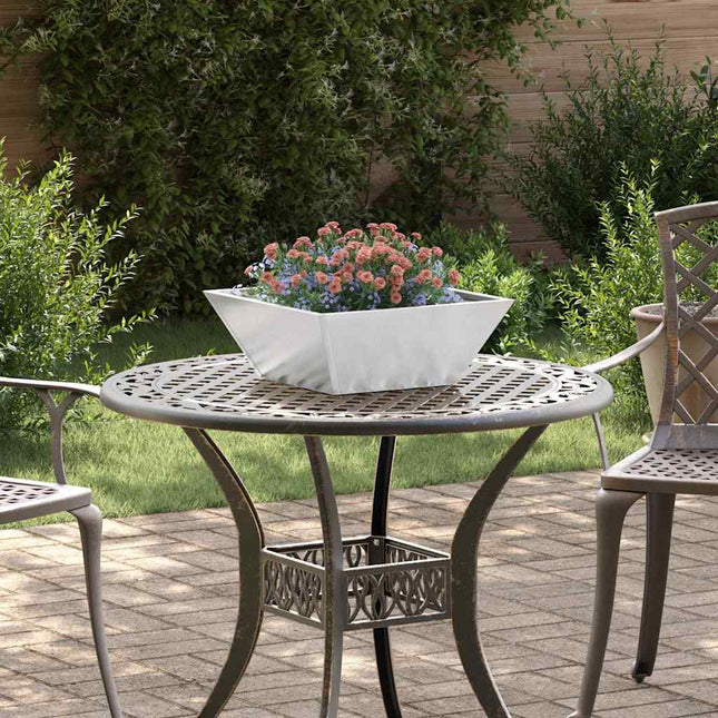Have Blomsterkrukke 5 pcs Sølv 40 x 40 x 15 cm Rustfrit stål