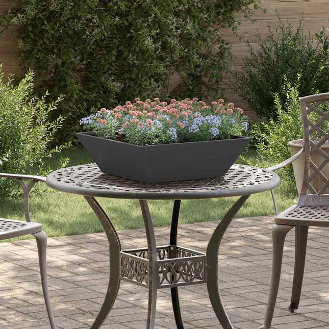 Have Blomsterkrukke 5 pcs Sort 50 x 50 x 15 cm Koldvalset stål