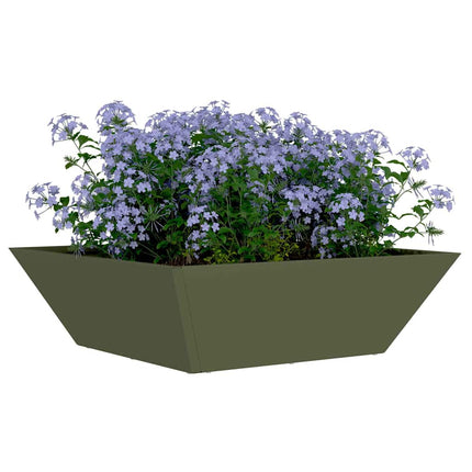 Have Blomsterkrukke 5 stk. Olivengrøn 50 x 50 x 15 cm