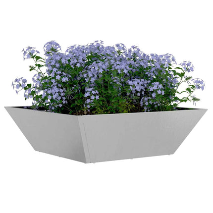 Have Blomsterkrukke Sølv 50 x 50 x 15 cm Rustfrit stål