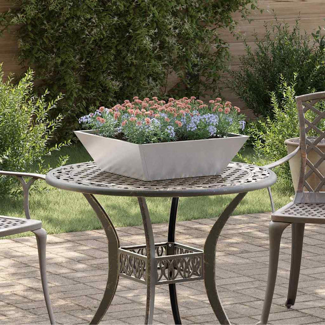 Have Blomsterkrukke 5 pcs Sølv 50 x 50 x 15 cm Rustfrit stål
