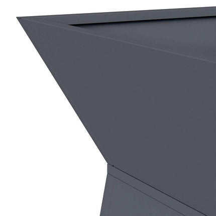 Søjle Plantekasse 2 pcs Antracit 35 x 35 x 73 cm