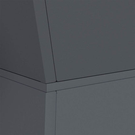 Søjle Plantekasse 2 pcs Antracit 35 x 35 x 73 cm