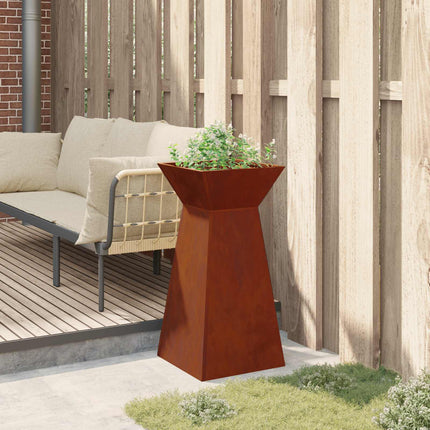 Søjle Plantekasse Rusten 35 x 35 x 73 cm Cortenstål