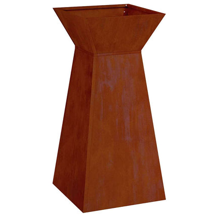 Søjle Plantekasse Rusten 35 x 35 x 73 cm Cortenstål
