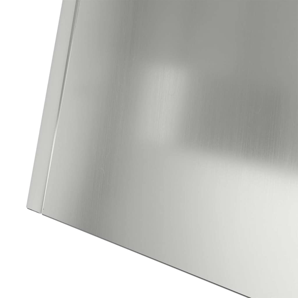 Søjle Plantekasse Sølv 40 x 40 x 100 cm Stål