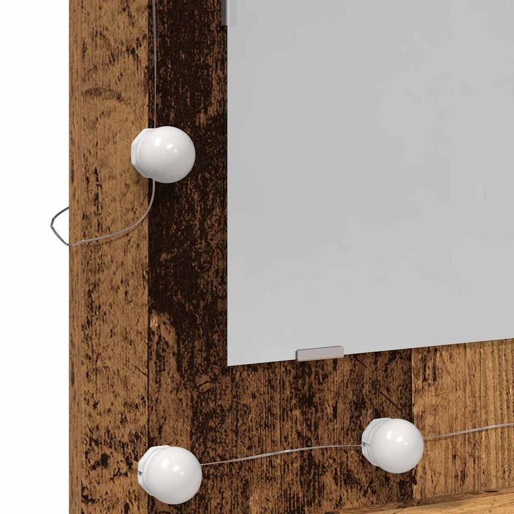 Spejlskab Gammelt træ 60 x 31,5 x 62 cm Konstrueret træ