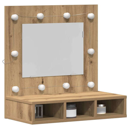 Spejlskab Artisan Egetræ 60 x 31,5 x 62 cm Konstrueret træ