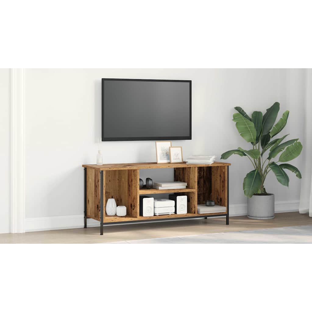 TV-skab Gammelt træ 102 x 35 x 45 cm Konstrueret træ