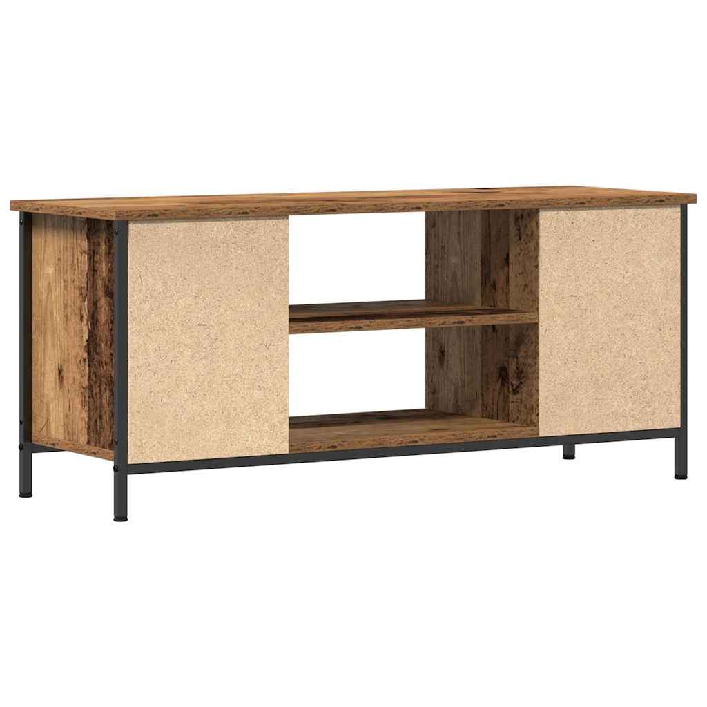 TV-skab Gammelt træ 102 x 35 x 45 cm Konstrueret træ