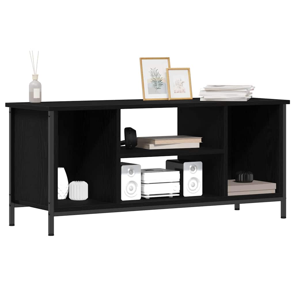 TV Skab Sort eg 102 x 35 x 45 cm Konstrueret træ