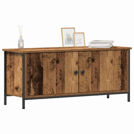 TV-skab 100 x 35 x 45 cm Gammelt træ Konstrueret træ