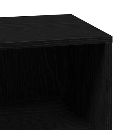 Badeværelsesskab Sort 80 x 33 x 60 cm Konstrueret træ