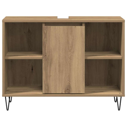 Badeværelsesskab Artisan Egetræ 80 x 33 x 60 cm Konstrueret træ