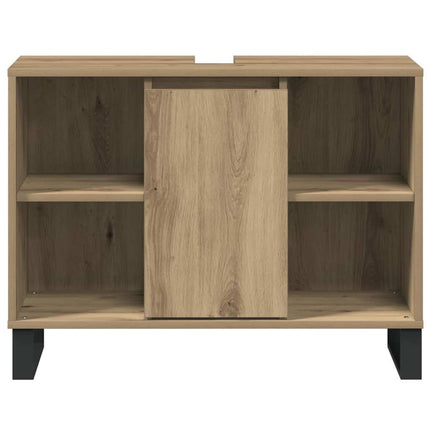 Badeværelsesskab Artisan Egetræ 80 x 33 x 60 cm Konstrueret træ