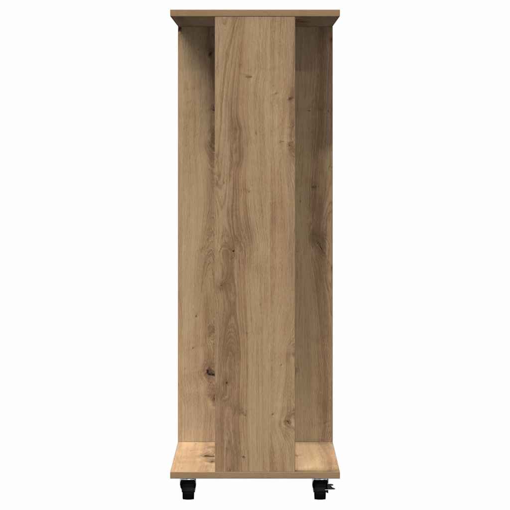 Garderobe med hjul artisan eg 102 x 38 x 110 cm Konstrueret træ