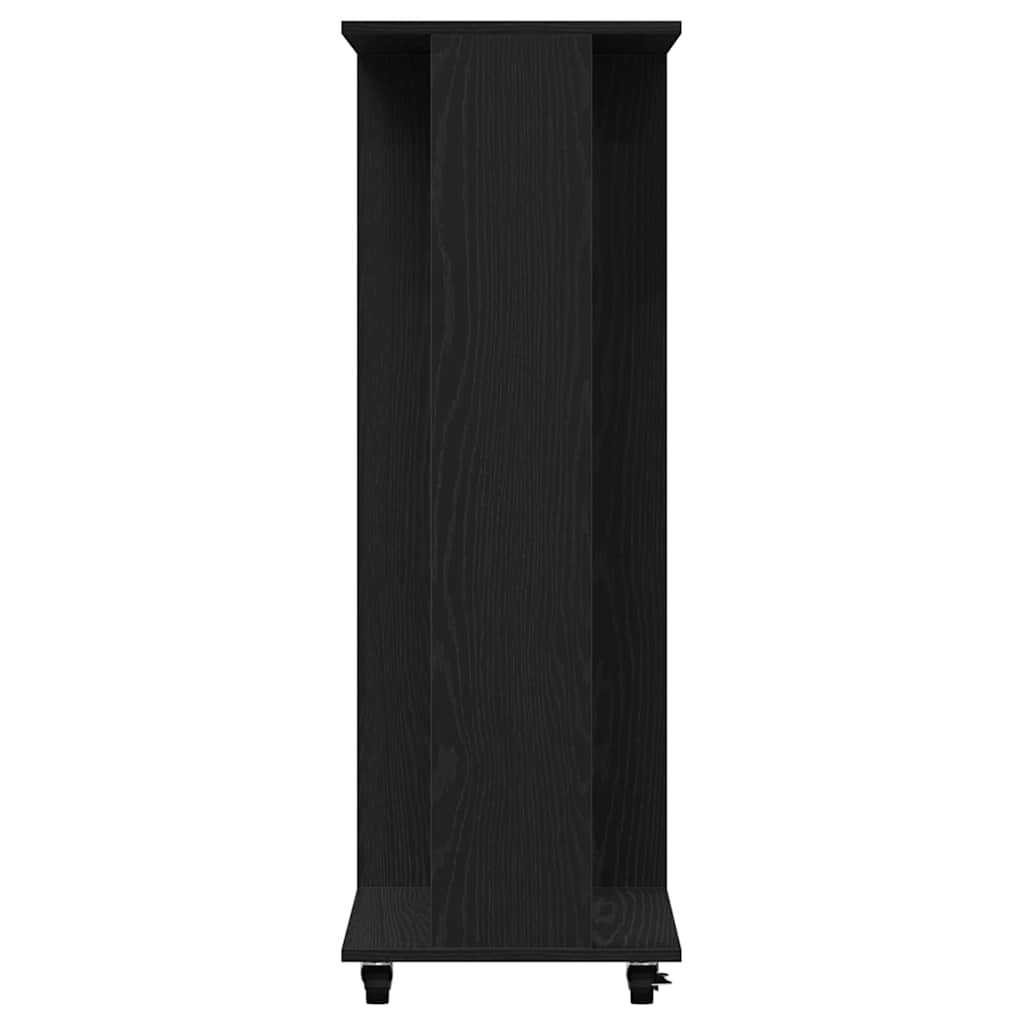 Garderobe med hylde Sort eg 102 x 38 x 110 cm Konstrueret træ