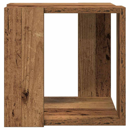 Sofabord Gammelt træ 32 x 32 x 30 cm Konstrueret træ
