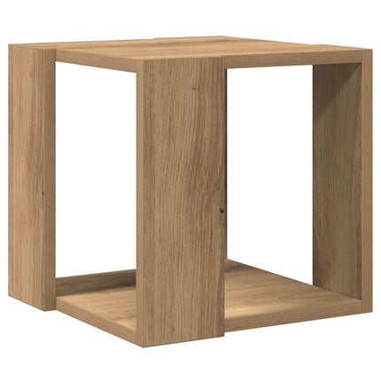 Sofabord Artisan Egetræ 32 x 32 x 30 cm Konstrueret træ