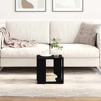 Sofabord Sort eg 32 x 32 x 30 cm Konstrueret træ