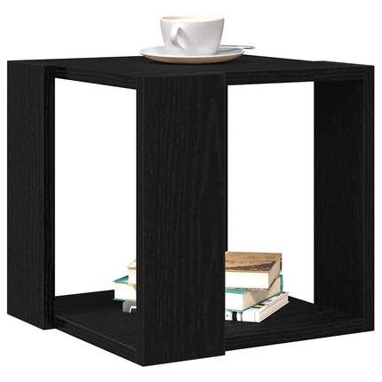 Sofabord Sort eg 32 x 32 x 30 cm Konstrueret træ