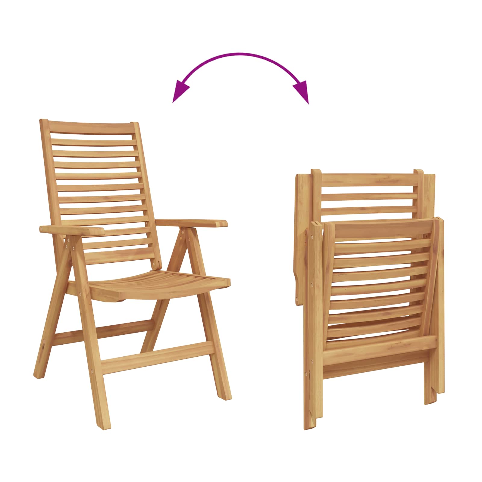 Stol 4 pcs Brun 64.5 x 52 x 108 cm Massiv Teaktræ