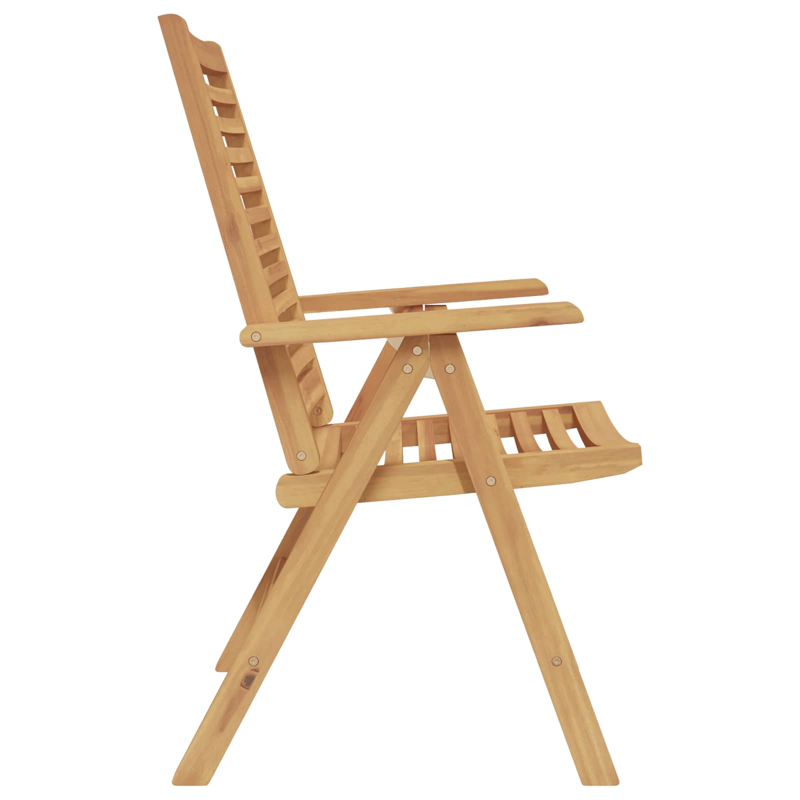 Stol 8 pcs Brun 64.5 x 52 x 108 cm Massiv Teaktræ