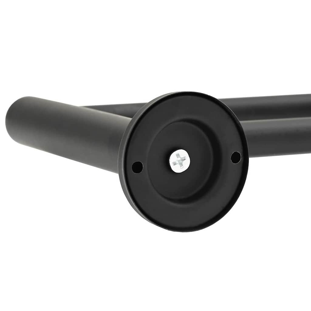 Håndklædestang Sort 61 x 14.5 x 5 cm Rustfrit stål