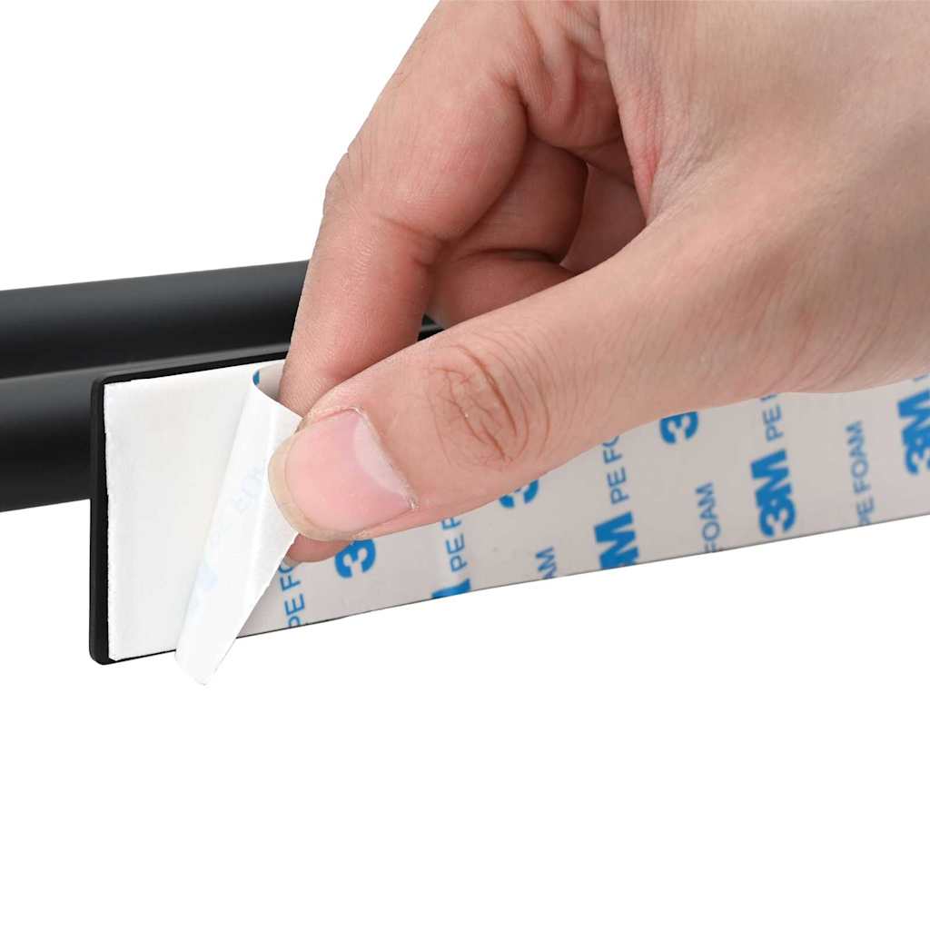 Håndklædestang Sort 40 x 9 x 4 cm Rustfrit stål