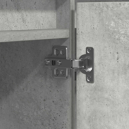 TV-skab 180 x 38 x 49 cm Beton Grå Konstrueret træ