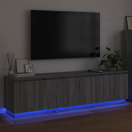 TV-skab Grå Sonoma 180 x 38 x 49 cm Konstrueret træ