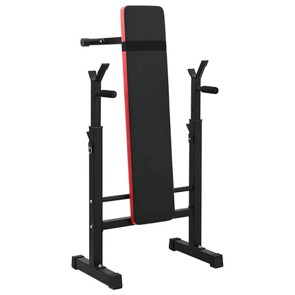 Vægtbænk Sort 126,5 x 67 x 111 cm Pulverlakeret stål