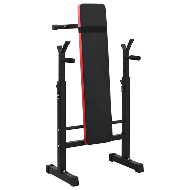 Vægtbænk Sort 126,5 x 67 x 111 cm Pulverlakeret stål