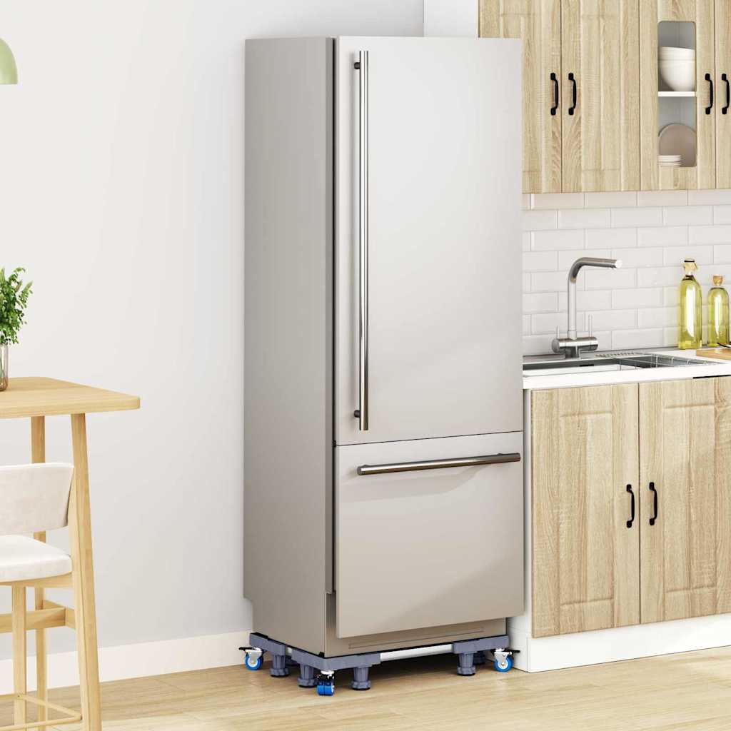 Vaskemaskinefod Grå 66 x 66 x 12 cm Rustfrit stål