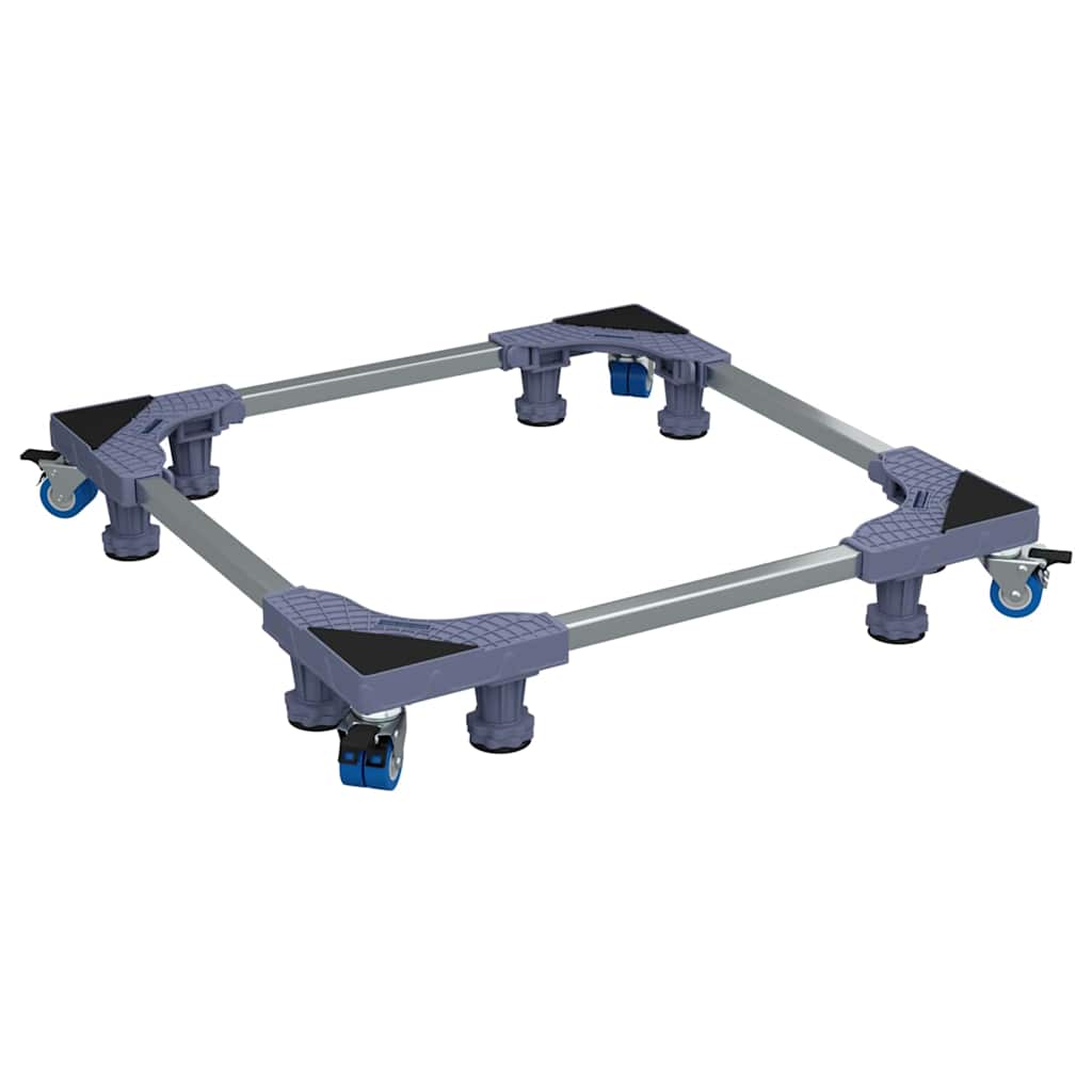 Vaskemaskinefod Grå 66 x 66 x 12 cm Rustfrit stål