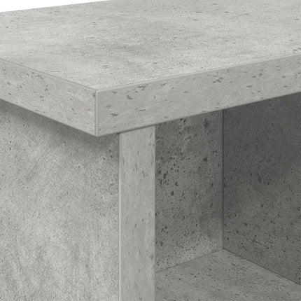 Vægmonteret Jakkeholder med hylde Beton Grå 100 x 16 x 26 cm